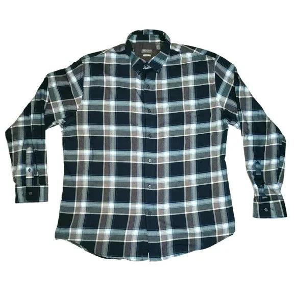 Van Heusen | Shirts | Van Heusen Mens Long Sleeve Shirt Xl Button Down  Classic Fit Gray Blue 71712 | Poshmark